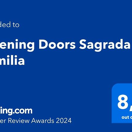 Opening Doors Sagrada Familia Apartment Barcelona Exterior foto